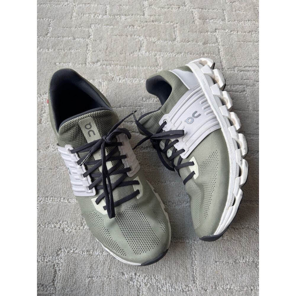 On Cloud Men's Cloudswift 3 Ad Leaf Frost Green Athletic Running Shoe
